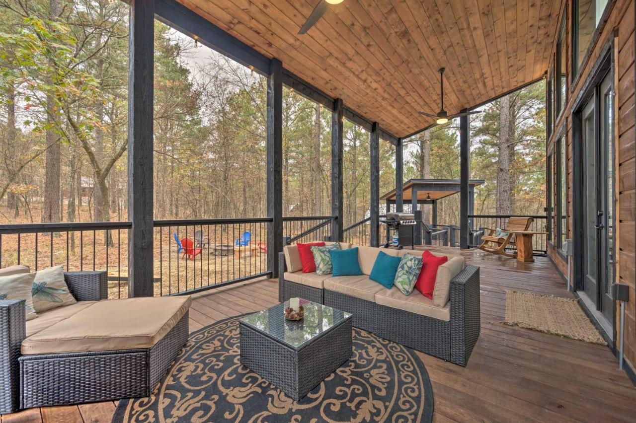 ברוקן בו Luxury Cabin In The Woods With Hot Tub And Yard Games! מראה חיצוני תמונה