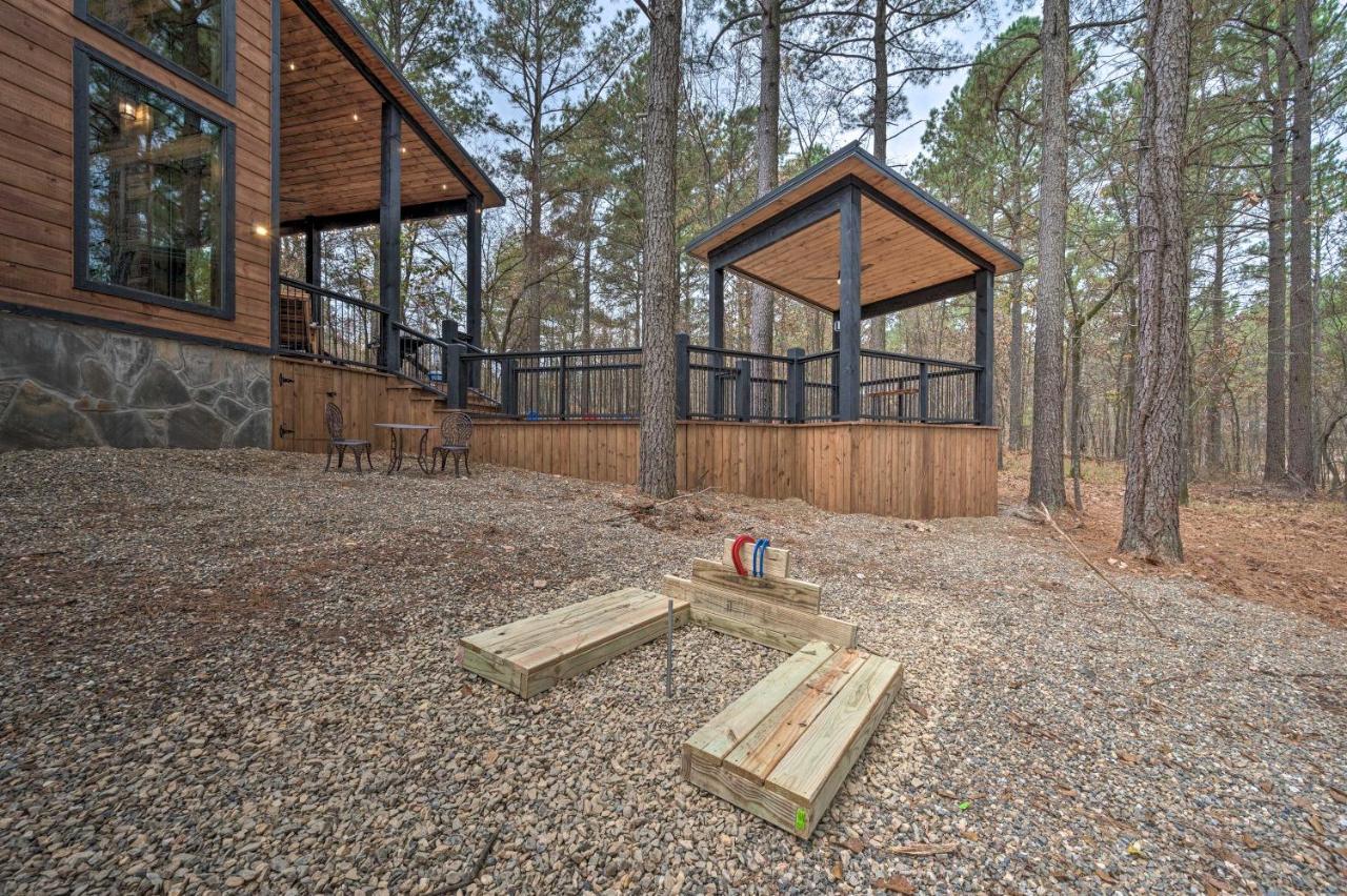 ברוקן בו Luxury Cabin In The Woods With Hot Tub And Yard Games! מראה חיצוני תמונה